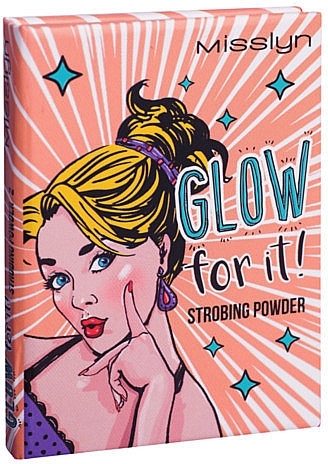 Strobing Powder Highlighter - Misslyn Glow For It! Strobing Powder Highlighter — photo N2