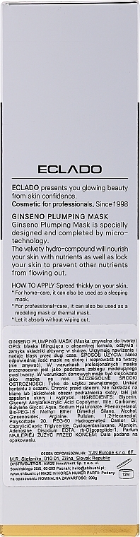 Lifting Face Mask - Eclado Laboratory Ginseno Plumping Mask — photo N20