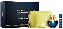 Fragrances, Perfumes, Cosmetics Versace Pour Femme Dylan Blue - Set (edp/100ml + edp/10ml + pouch)