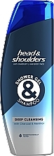 Shower Gel & Anti-Dandruff Shampoo "Deep Cleansing" - Head & Shoulders Deep Cleansing Shower Gel & Shampoo — photo N1