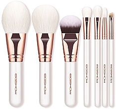 Makeup Brush Set, 7 pcs - Eigshow Premium Chic Series Mini Rose Gold — photo N8