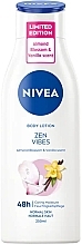 Zen Vibes Body Lotion - Nivea Body Lotion Zen Vibes Almond Blossom And Vanilla Scent Limited Edition — photo N1