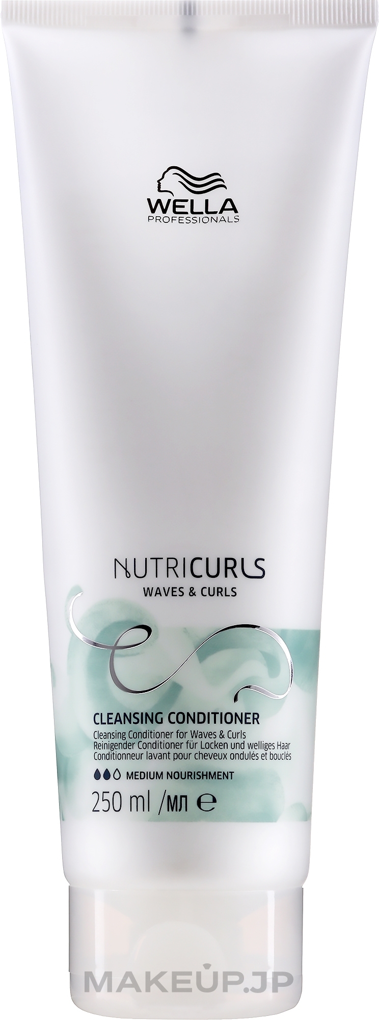 Cleansing Conditioner for Curly & Wavy Hair - Wella Professionals Nutricurls Cleansing Conditioner for Waves and Curls — photo 250 ml