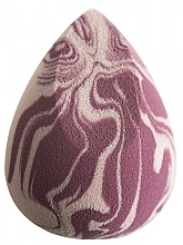 Fragrances, Perfumes, Cosmetics Cut Makeup Sponge, milk-burgundy - Deni Carte Make Up Cut Burgund Mosaic Blender 4341