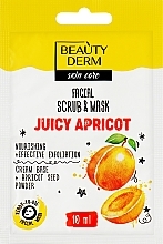 Juicy Apricot Facial Scrub & Mask - Beauty Derm Facial Scrub & Mask (mini) — photo N1