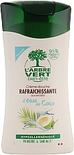 Refreshing Shower Cream Gel with Coconut Water Extract - L'Arbre Vert Cream Shower Gel — photo N1