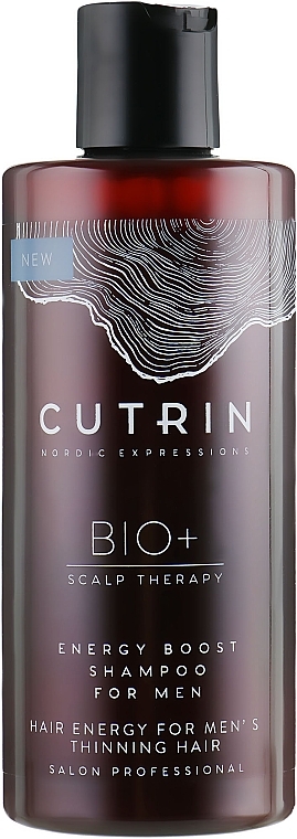 Men Anti Hair Loss Shampoo - Cutrin Bio+ Energy Boost Shampoo For Men — photo N3