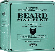 Set - Golden Beards Starter Beard Kit Arctic (balm/60ml + oil/30ml + shm/100ml + cond/100ml + brush) — photo N1