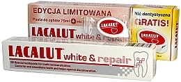 Set - Lacalut White & Repair Set (t/paste/75ml + dental/floss) — photo N1