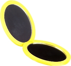 Fragrances, Perfumes, Cosmetics Round Compact Mirror 85543, neon yellow - Top Choice Colours Mirror