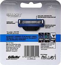 Shaving Razor Rifills, 12 pcs. - Gillette Mach3 Turbo — photo N23