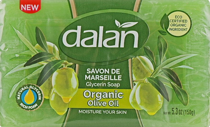 Olive Glycerin Soap - Dalan Savon De Marseille Glycerin Soap Organic Olive Oil — photo N1