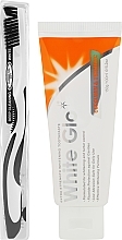 Toothbrush & Toothpaste Set - White Glo Curcumin & Turmeric Whitening (toothpaste/150g + toothbrush) — photo N2