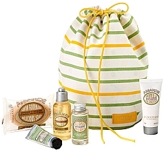 Fragrances, Perfumes, Cosmetics Set - L'Occitane Almond (h/cr/10ml + sh/oil/35ml + soap/50g + b/milk/20ml +b/oil/15ml)