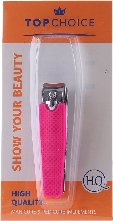 Nail Clipper 76954, L, pink - Top Choice Colours Nail Clippers — photo N1