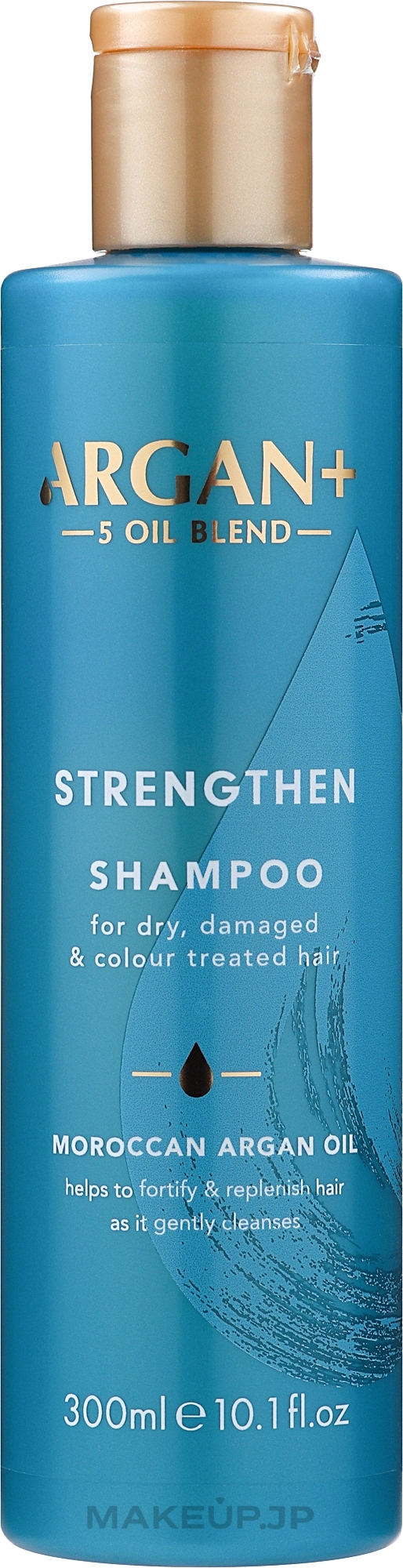 Shampoo for Dry, Damaged and Coloured Hair - Argan+ Strengthen Shampoo Moroccan Argan Oil — photo 300 ml