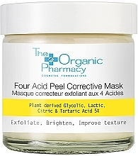 Fragrances, Perfumes, Cosmetics Correcting Face Mask with Acids - The Organic Pharmacy Four Acid Peel Corrective Mask