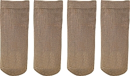 Women Socks "Fit" 2 pairs, beige - Knittex — photo N4