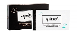 Fragrances, Perfumes, Cosmetics Whitening Strips - My White Secret Whitening Strips With Activated Charcoal And Coconut Oil