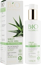 Fragrances, Perfumes, Cosmetics Aloe Vera Cleansing Gel - Phytorelax Laboratories Bio Phytorelax Sebum Aloe Vera Face Cleansing Gel Purifying