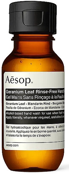 Geranium Leaf Hand Wash Gel - Aesop Geranium Leaf Rinse-Free Hand Wash — photo N1