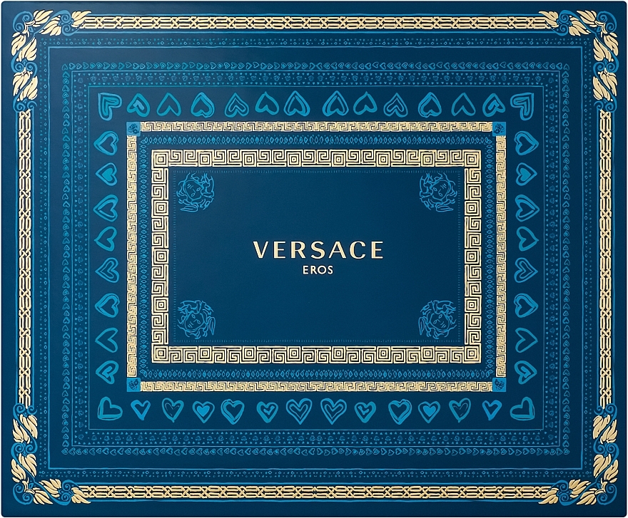 Versace Eros - Set (edt/50ml + shower gel/50ml + after shave/50ml) — photo N1