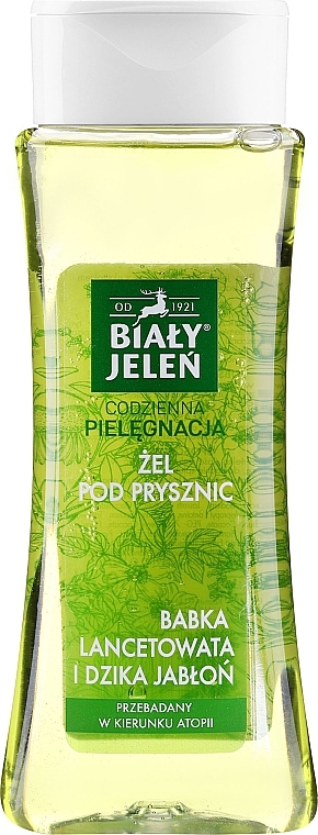 Plantain & Wild Apple Shower Gel - Bialy Jelen Plantain And Wild Apple Tree Shower Gel — photo N1
