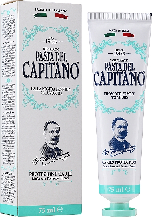 Caries Protection Toothpaste - Pasta Del Capitano Caries Protection — photo N1