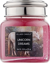 Fragrances, Perfumes, Cosmetics Scented Candle in Jar 'Unicorn Dreams' - Village Candle Unicorn Dreams