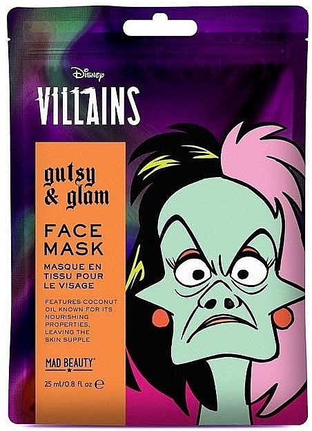 Cruella Face Mask - Mad Beauty Disney Villains Cruella Face Mask — photo N3