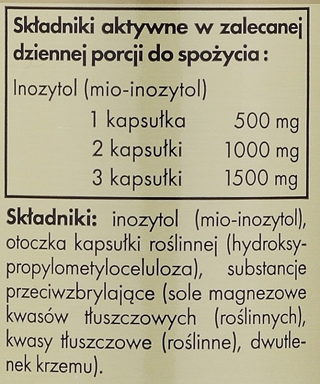 Myo-Inositol Food Supplement, 500 mg - Solgar — photo N4