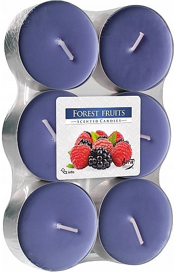 Forest Fruit Tealight Set - Bispol Forest Fruits Maxi Scented Candles — photo N1