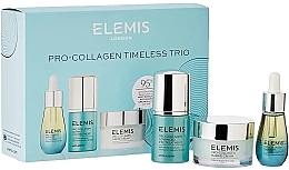 Fragrances, Perfumes, Cosmetics Face Care Set - Elemis Pro-Collagen Timeless Trio (cr/15ml + cr/30ml + oil/15ml)