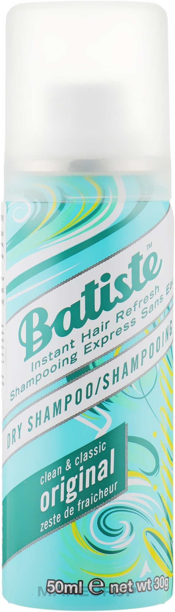 Dry Shampoo - Batiste Dry Shampoo Clean and Classic Original  — photo 50 ml
