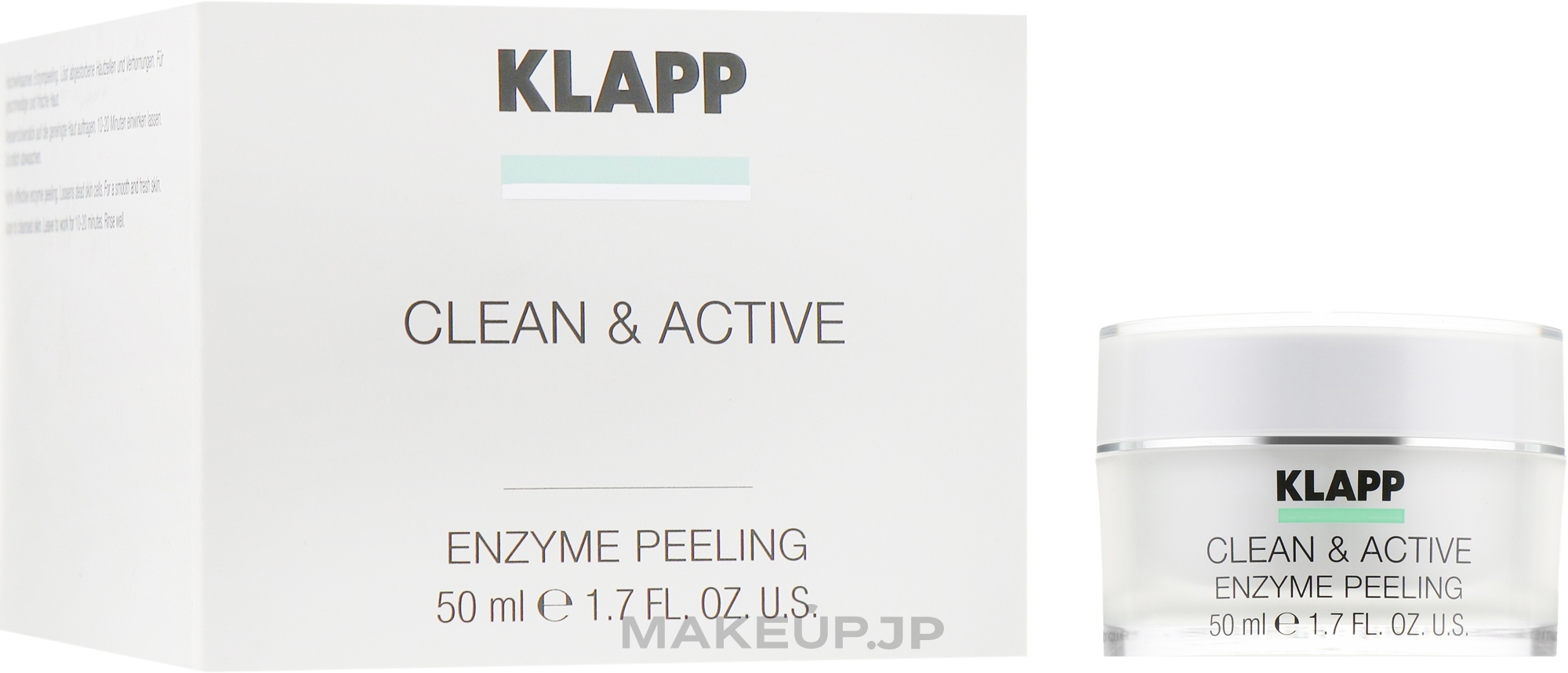 Face Enzyme MPeeling Mask - Klapp Clean & Active Enzyme Peeling — photo 50 ml