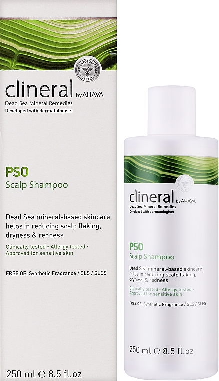 Shampoo for Sensitive Scalp - Ahava Clineral Pso Scalp Shampoo — photo N2