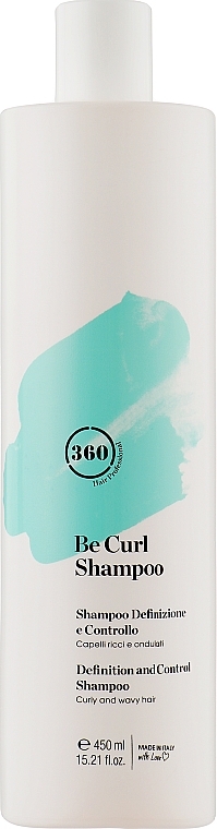 Disciplining Shampoo for Curly & Wavy Hair - 360 Be Curl Shampoo — photo N1