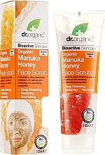 Face Scrub "Manuka Honey" - Dr. Organic Manuka Honey Face Scrub — photo N1