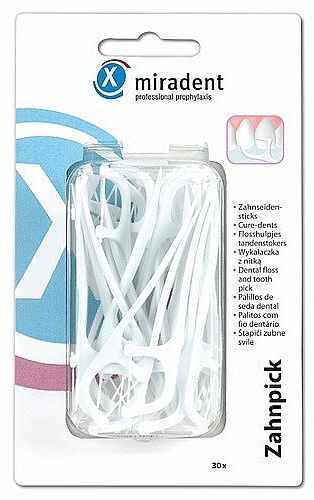 Dental Floss Picks - Miradent Zahnpick — photo N1