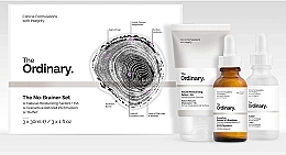 Set - The Ordinary The No-Brainer Set (f/fluid/30ml + f/serum/30 + f/emulsion/30ml) — photo N1