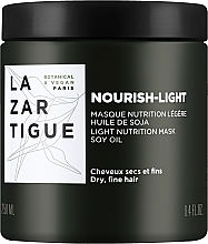 Fragrances, Perfumes, Cosmetics Lightweight Nourishing Hair Mask - Lazartigue Nourish-Light Light Nutrition Mask