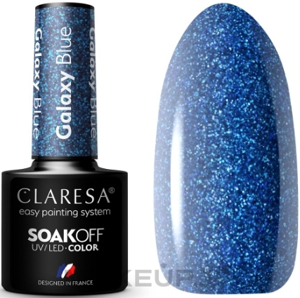 Gel Polish - Claresa Galaxy Soak Off UV/LED Color — photo Blue