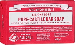 Fragrances, Perfumes, Cosmetics Soap "Rose" - Dr. Bronner’s Pure Castile Bar Soap Rose