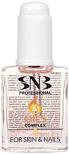 Fragrances, Perfumes, Cosmetics Complex of 6 Oils for Hands and Nails - SNB Professional Oils Complex for Hands and Nails