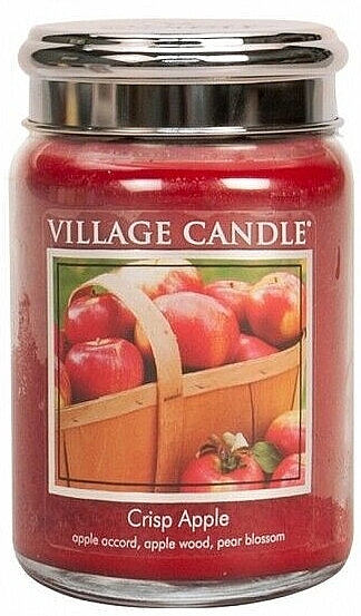 Scented Candle in Glass Jar - Village Candle Crisp Apple — photo N12
