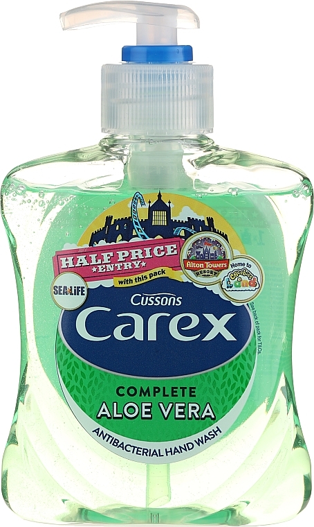 Antibacterial Liquid Soap "Aloe Vera" - Carex Aloe Vera Hand Wash — photo N4