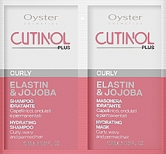 Hair Sample Set - Oyster Cosmetics Cutinol Plus Curly (mask/15ml + sh/15ml) (2x15ml) — photo N4