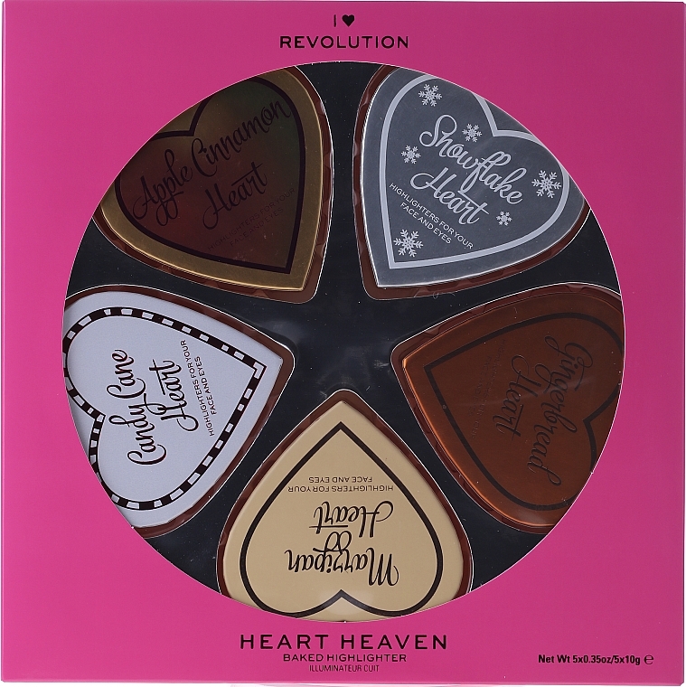 Set - I Heart Revolution Heaven (highlighter/5x10g) — photo N1