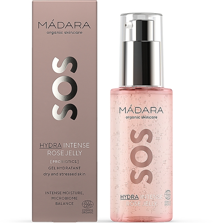 Intensive Moisturizing Gel - Madara SOS Hydra Intense Rose Jelly — photo N2