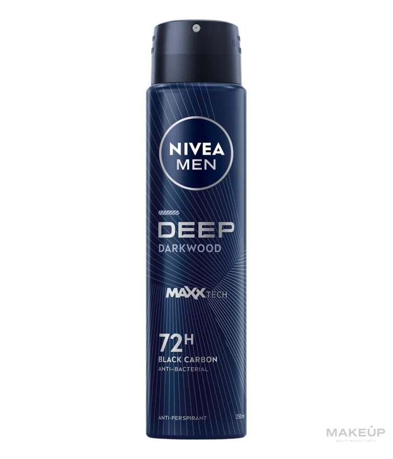 Men Antiperspirant - NIVEA MEN Deep Darkwood 72H Anti-Perspirant — photo 150 ml